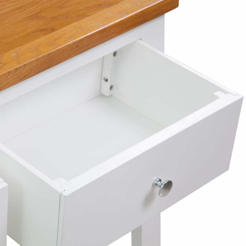 Solid Oak Wood Console Table Q22361