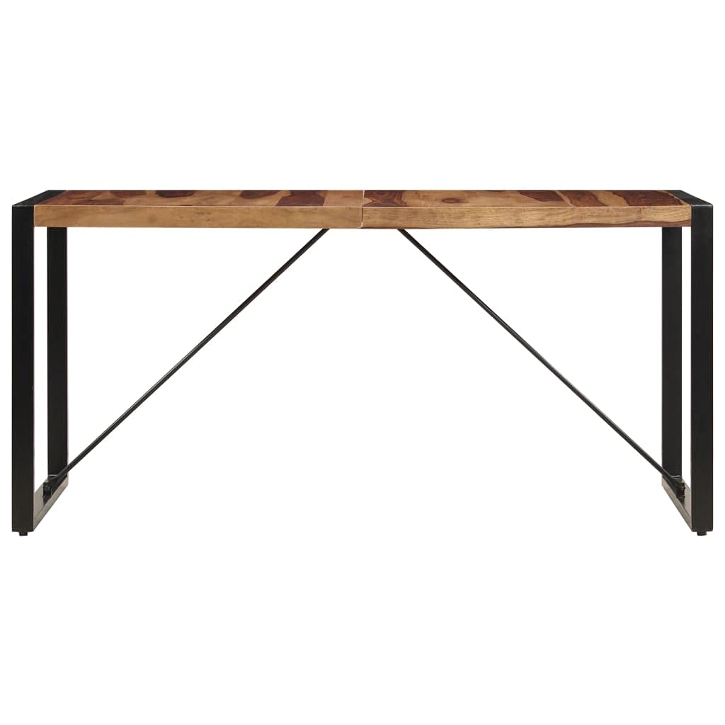 Square Solid Sheesham Wood Dining Table L993686