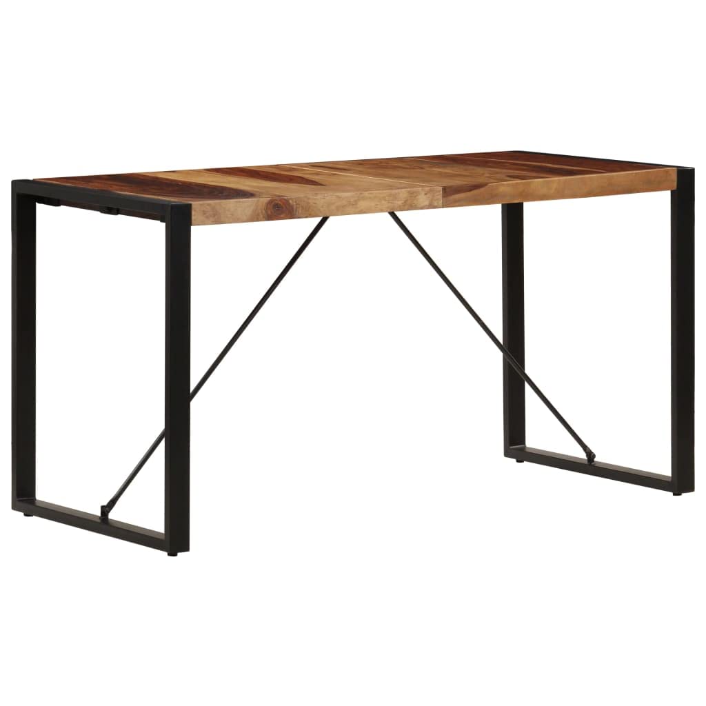 Square Solid Sheesham Wood Dining Table L993686