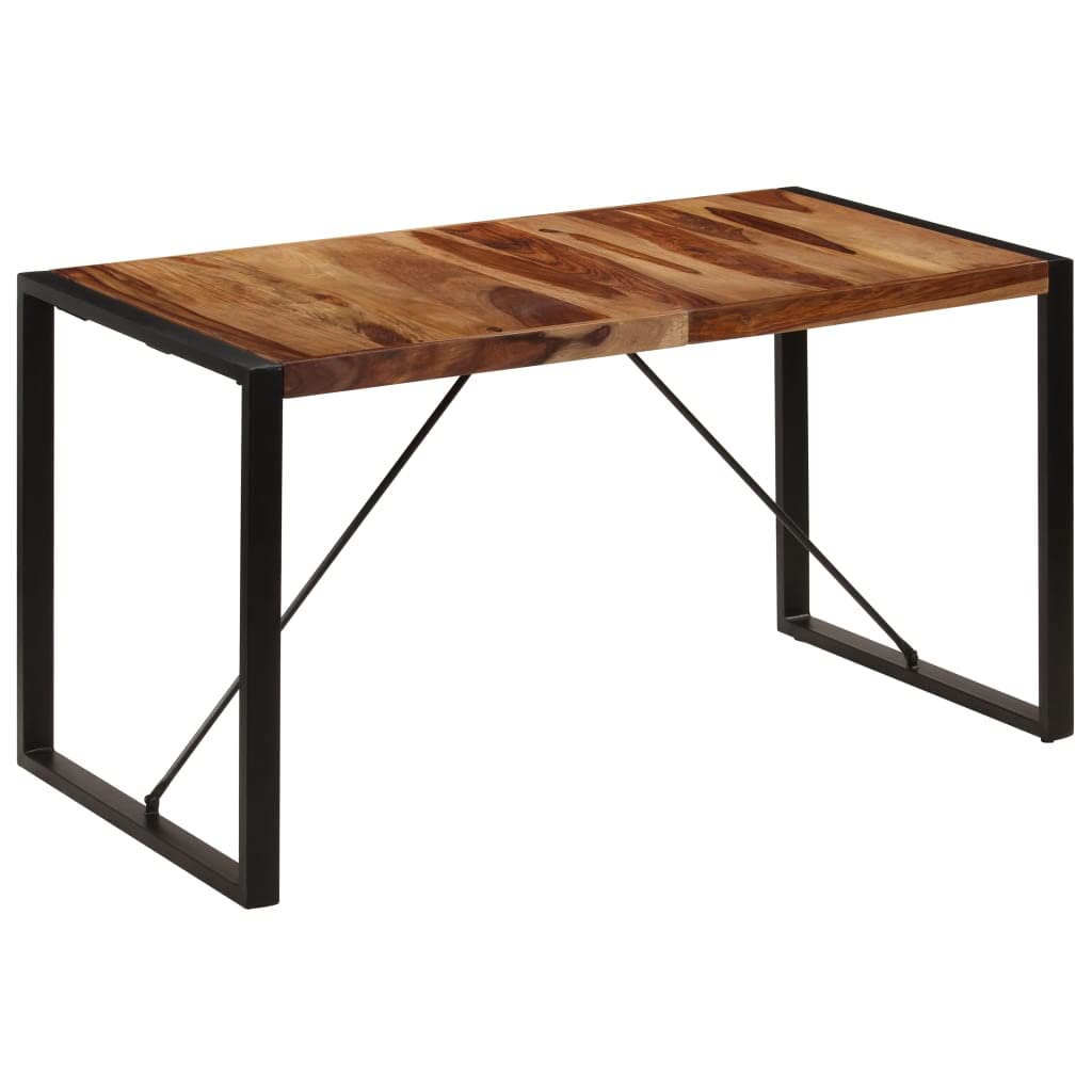 Square Solid Sheesham Wood Dining Table L993686