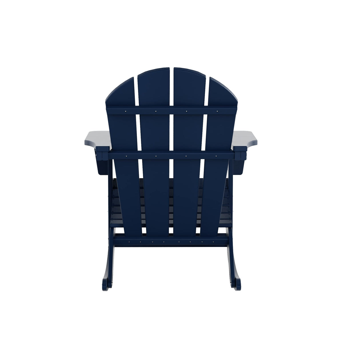 Navy Blue HDPE Outdoor Rocking Chair U7398