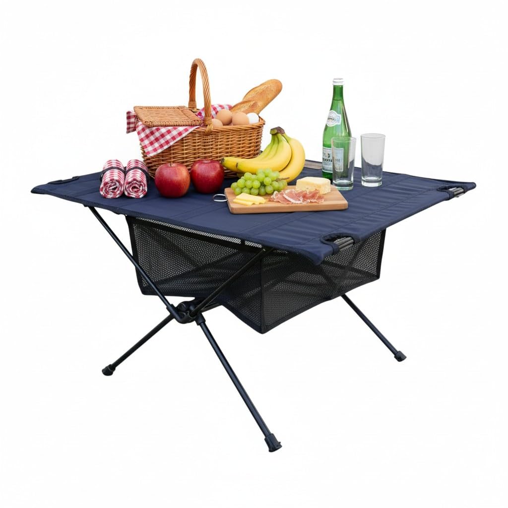 Ultralight Foldable Camping Table with Mesh X567