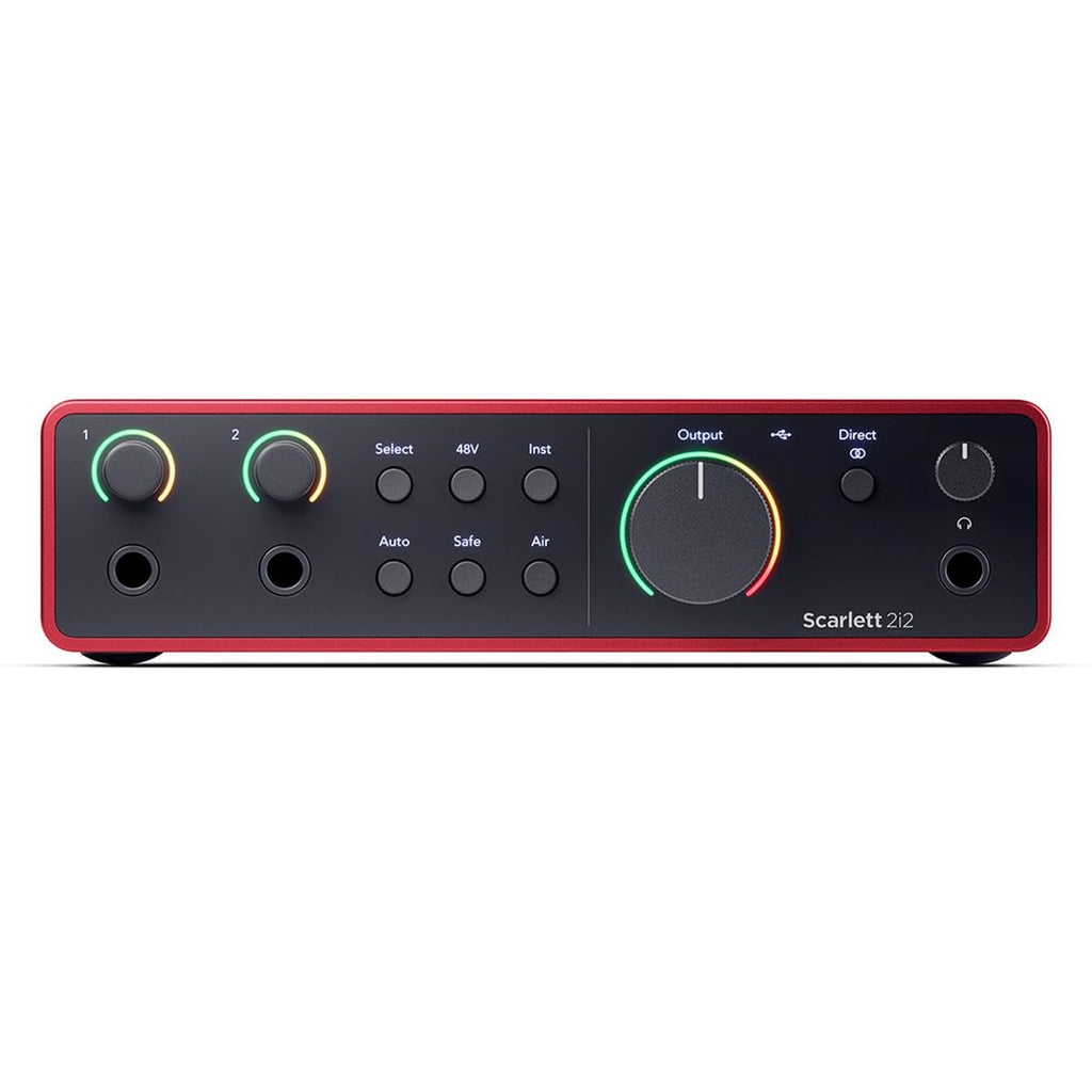 2x2 USB Audio Interface with 2 XLR Cables Y123