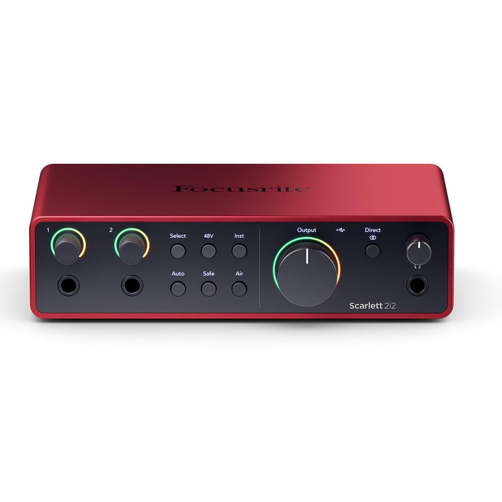 2x2 USB Audio Interface with 2 XLR Cables Y123