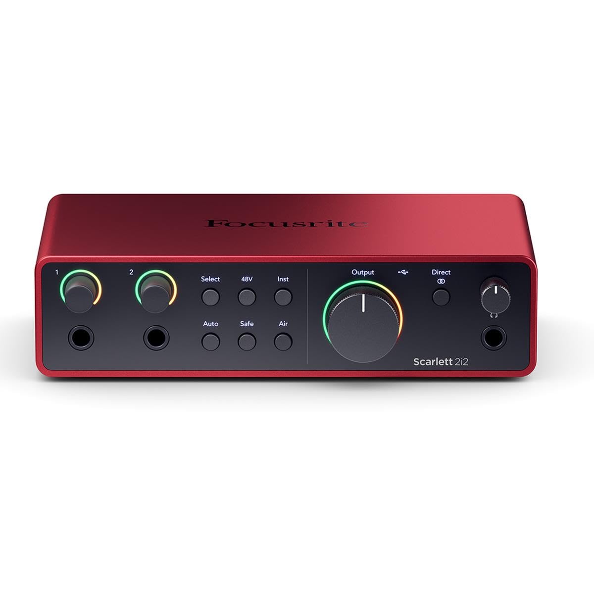 2x2 USB Audio Interface with 2 XLR Cables Y123