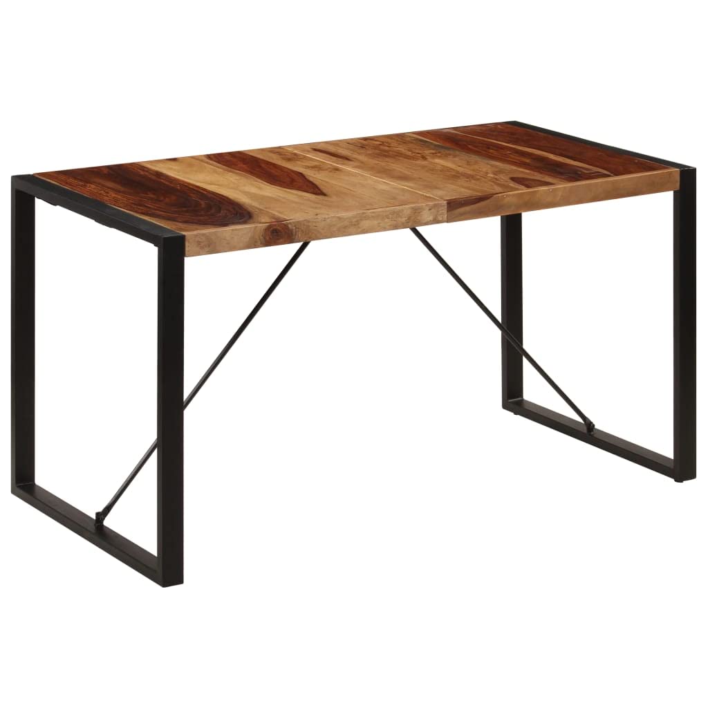 Square Solid Sheesham Wood Dining Table L993686