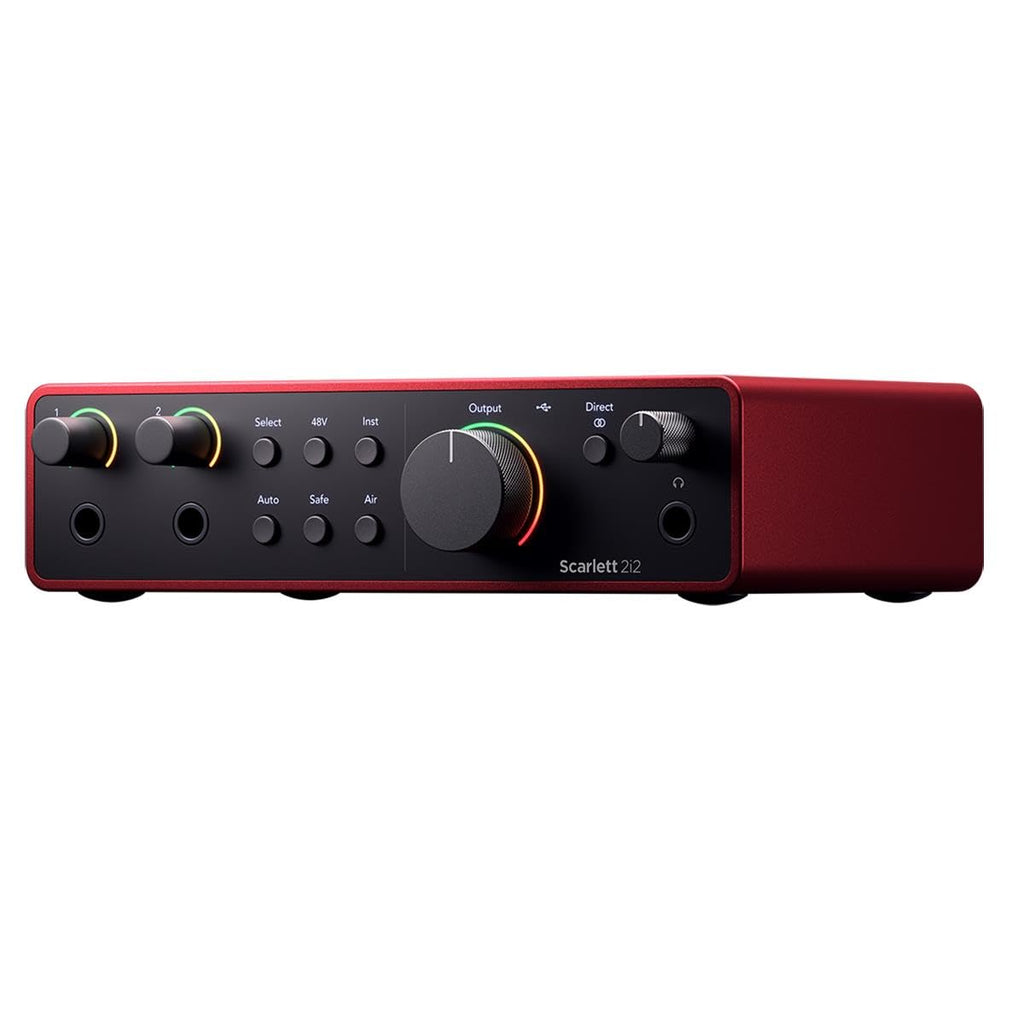 2x2 USB Audio Interface with 2 XLR Cables Y123