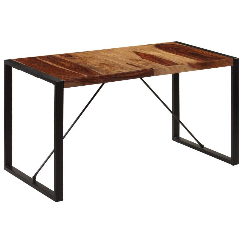 Square Solid Sheesham Wood Dining Table L993686