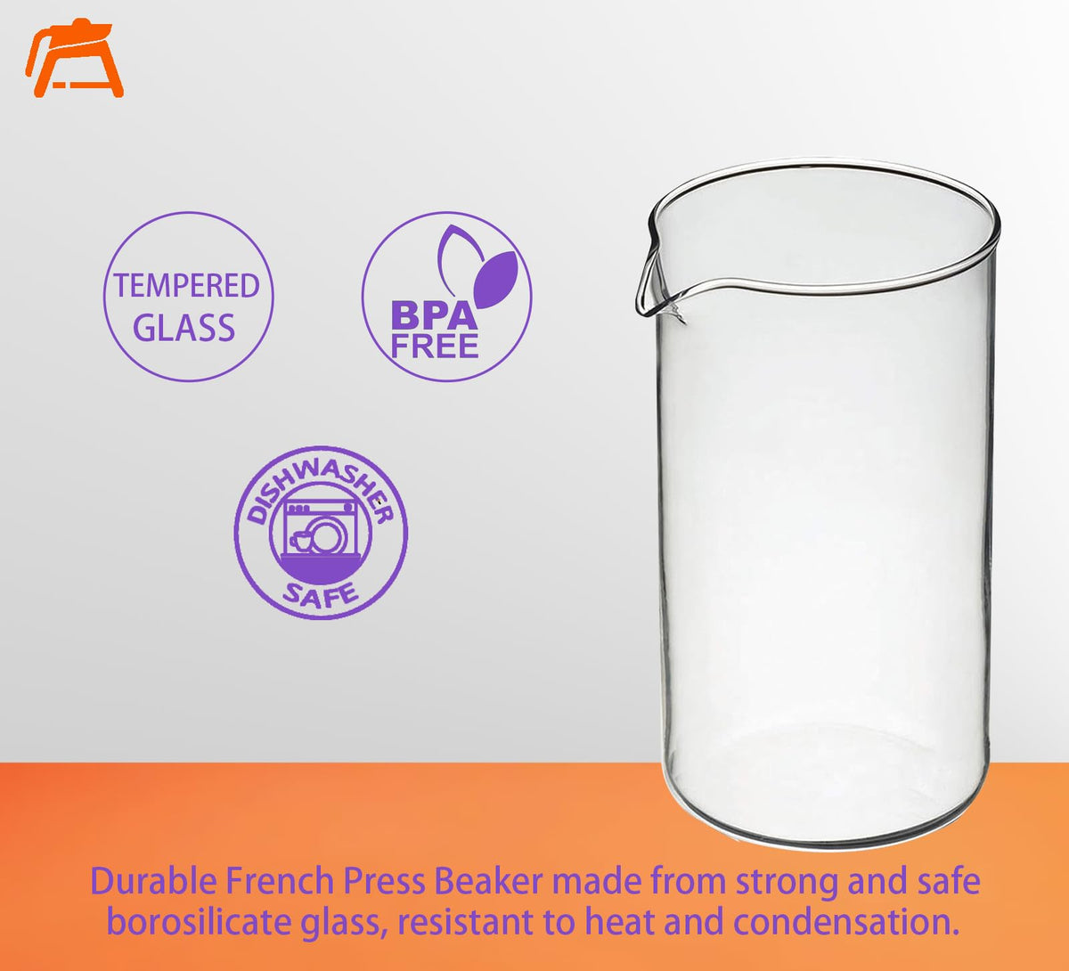 34oz Glass Carafe 8 Cup 1000ml S757