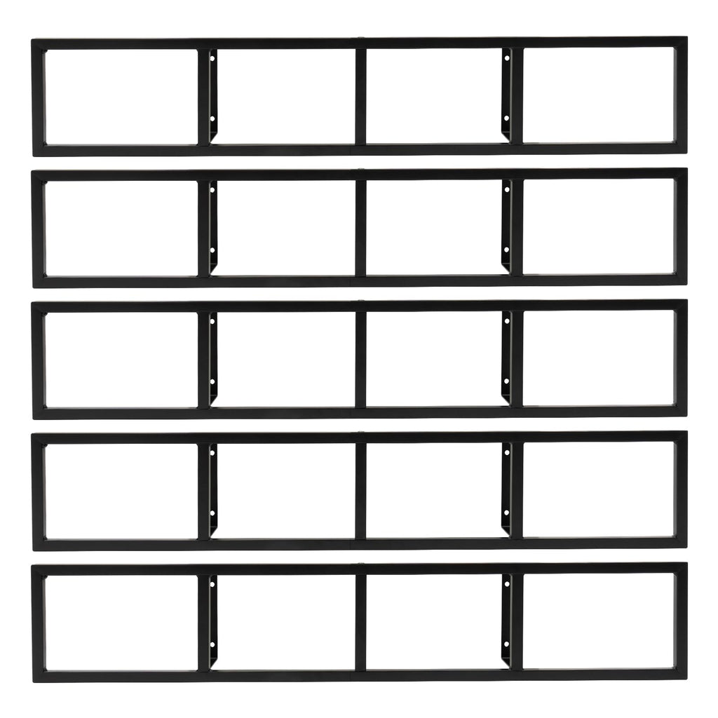 5Pcs Wall Mount Media Storage Rack A456