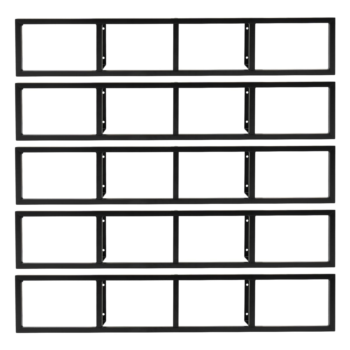 5Pcs Wall Mount Media Storage Rack A456