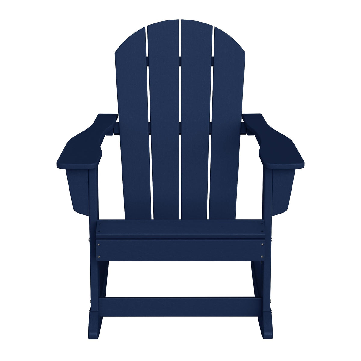 Navy Blue HDPE Outdoor Rocking Chair U7398