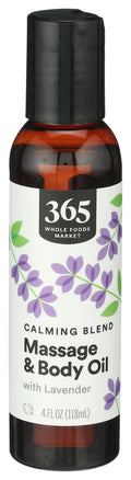 Massage & Body Oil with Lavender, 4 Fl Oz R9092