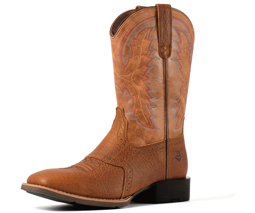 Men's Square Toe Pull On Western Boots E46207