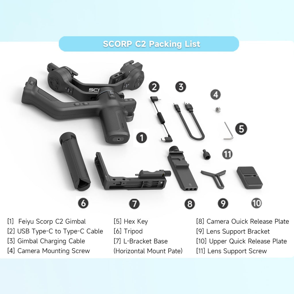 Camera Gimbal Stabilizer for Mirrorless Cameras H34156