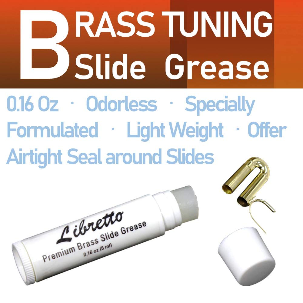 Trumpet Care Kit with Valve Oil, Slide Grease, Cleaning Cloth, Brushes and Case V164