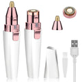 Facial Hair Remover 2-in-1 Rechargeable Epilator White L594