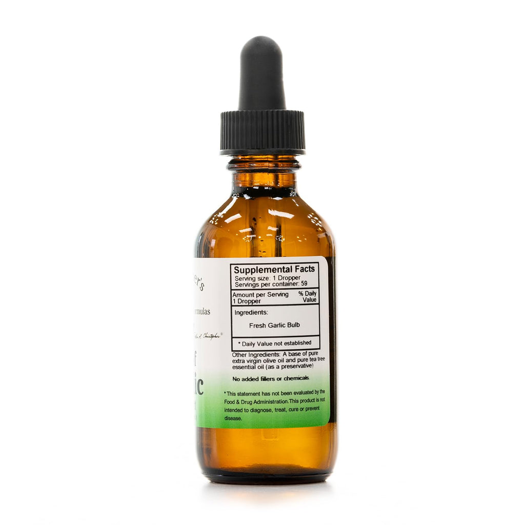 Garlic Oil Extract 2 oz Herbal Supplement C4871