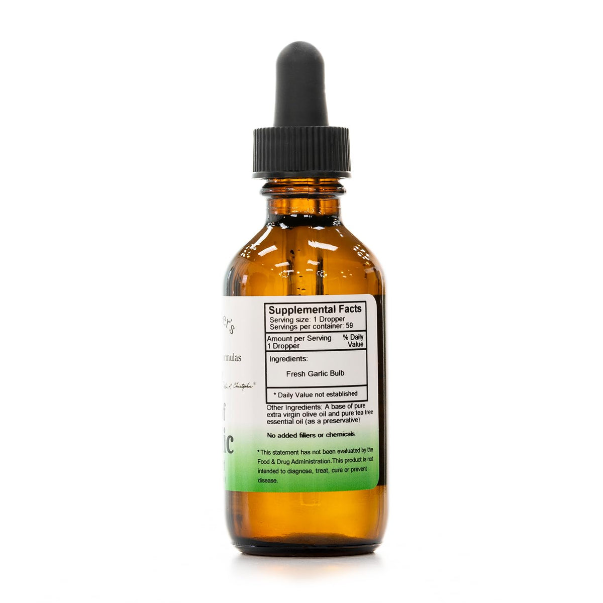 Garlic Oil Extract 2 oz Herbal Supplement C4871