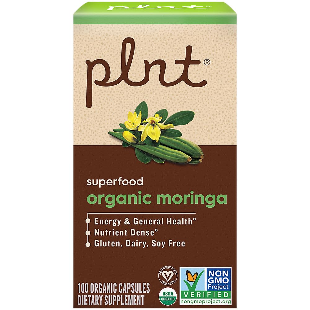 Organic Moringa 1,000 MG 100 Capsules P8783