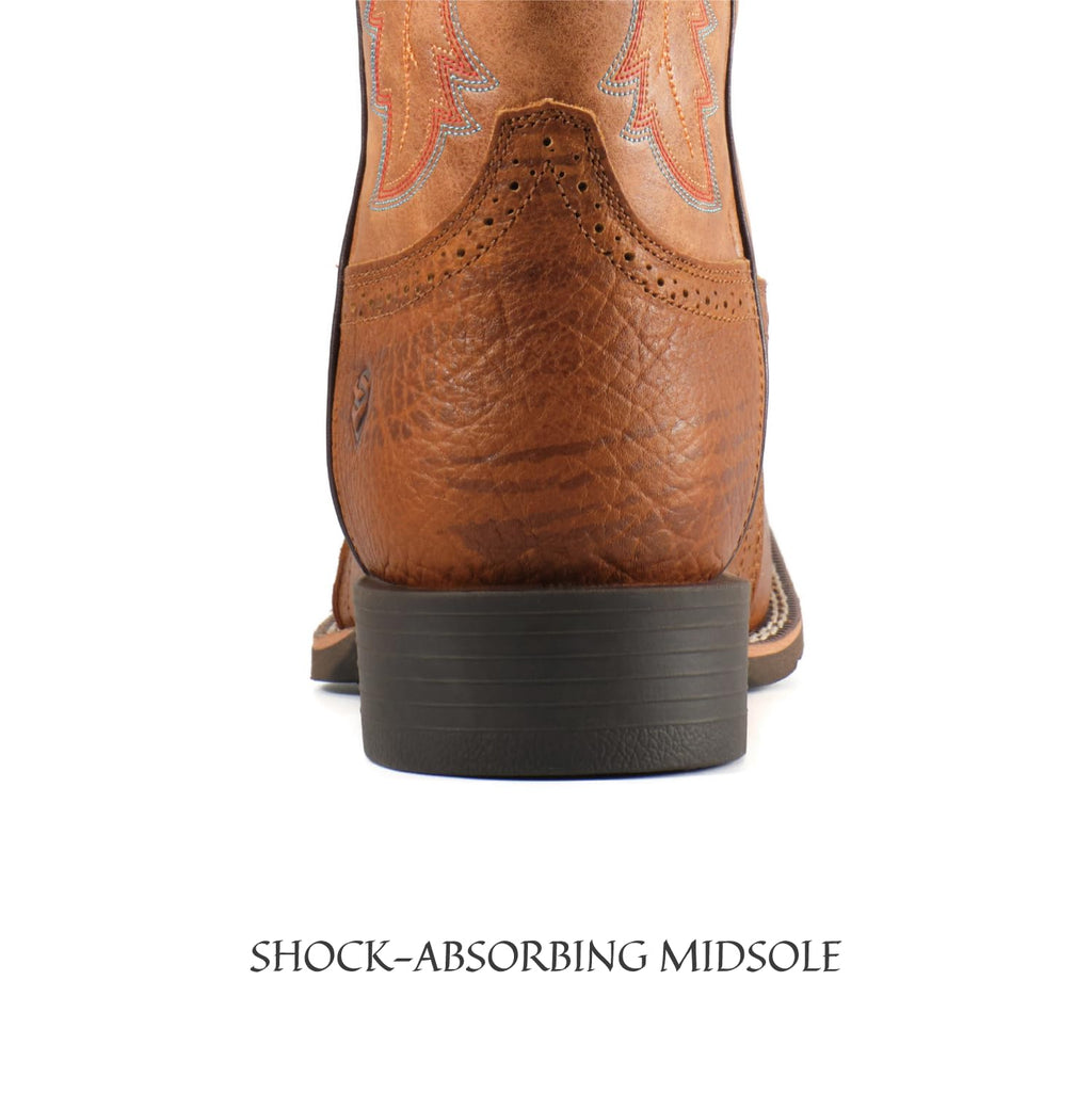 Men's Square Toe Pull On Western Boots E46207