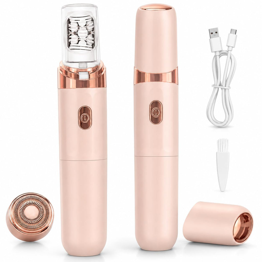 2-in-1 Facial Hair Remover with LED Light Q382713