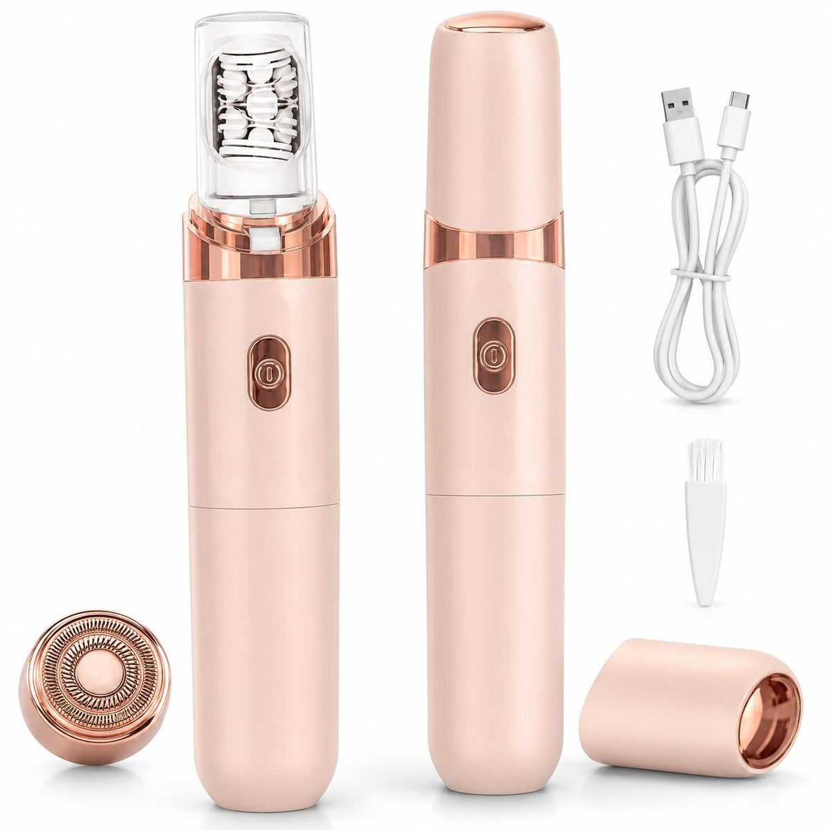 2-in-1 Facial Hair Remover with LED Light Q382713