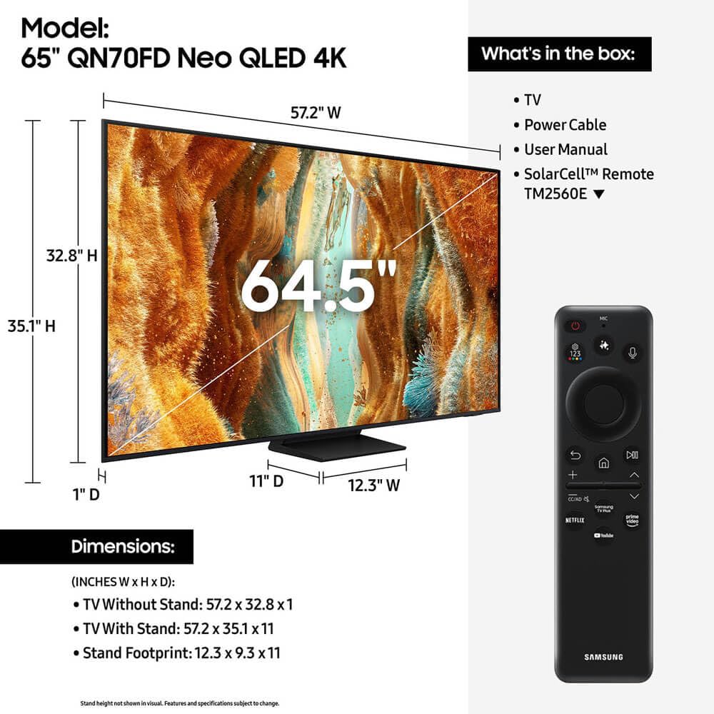 65 inch 4K Mini LED Smart TV S73542