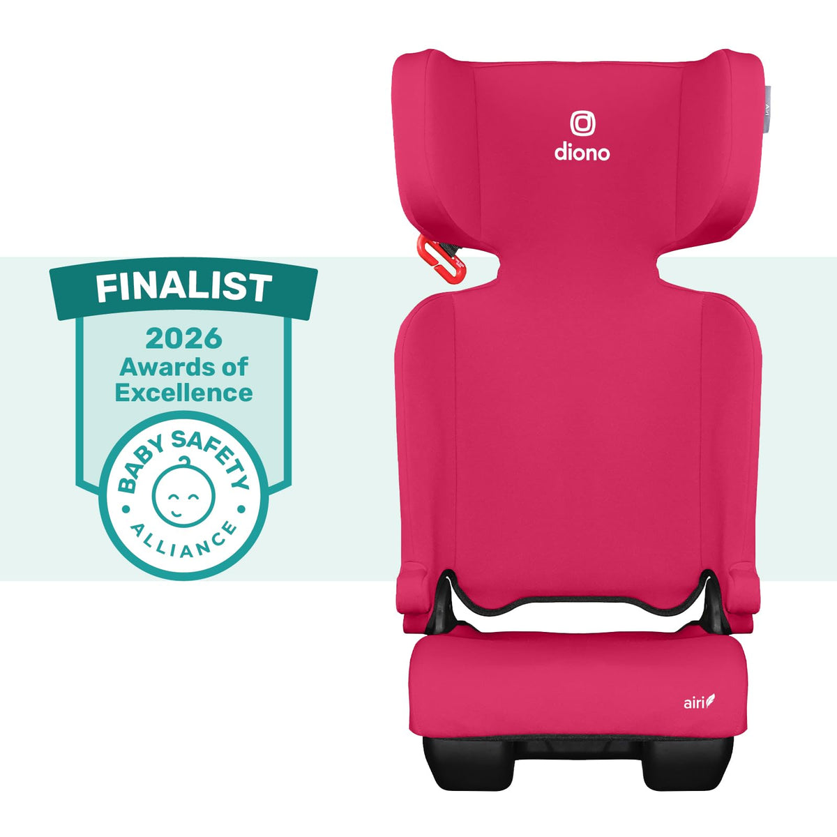 Pink Foldable High Back Booster Seat V3109