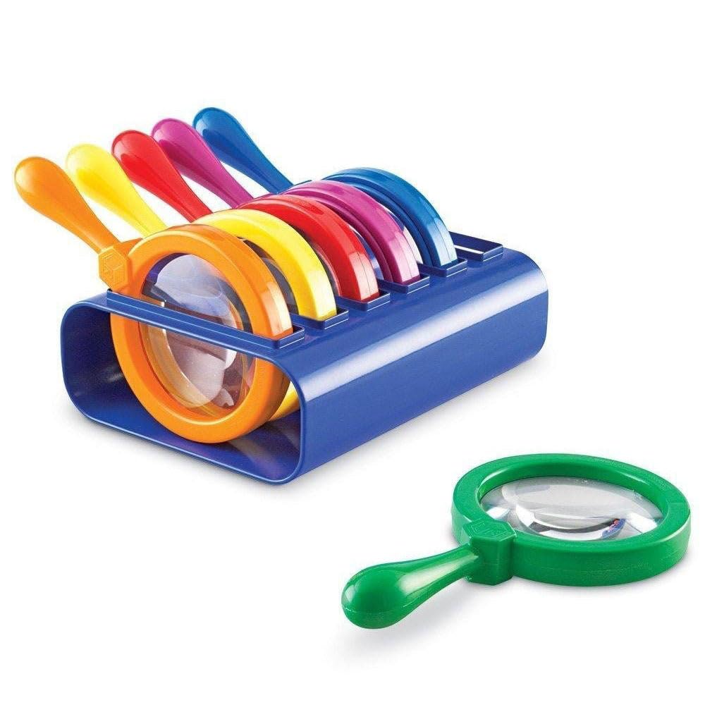 Jumbo Magnifiers with Stand 6 Pieces L1103