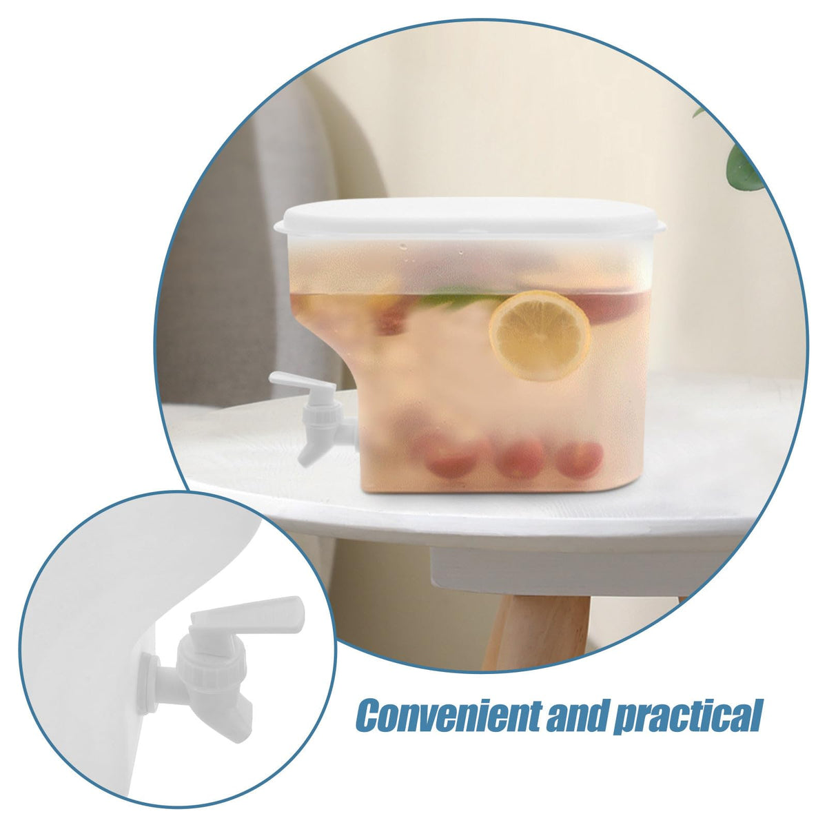 Large Capacity Refrigerator Water Jug with Faucet P1572