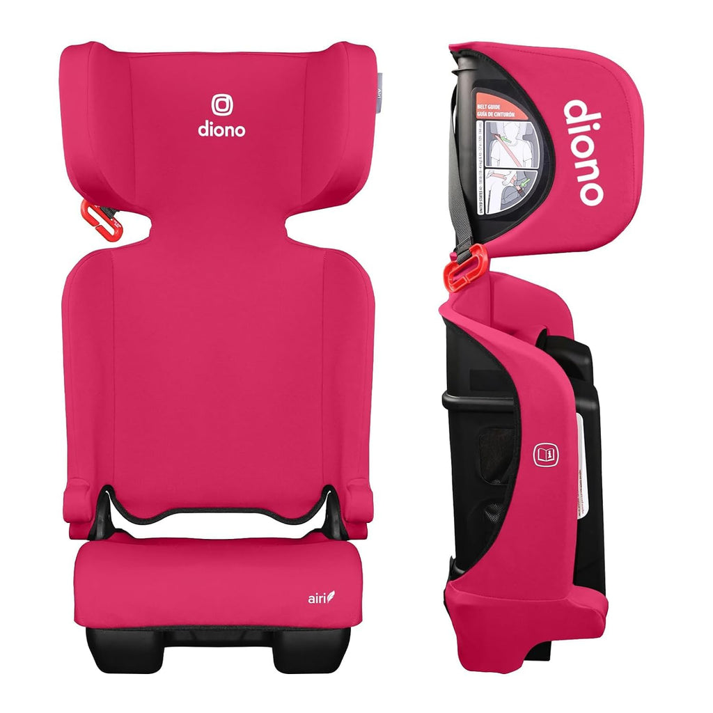 Pink Foldable High Back Booster Seat V3109