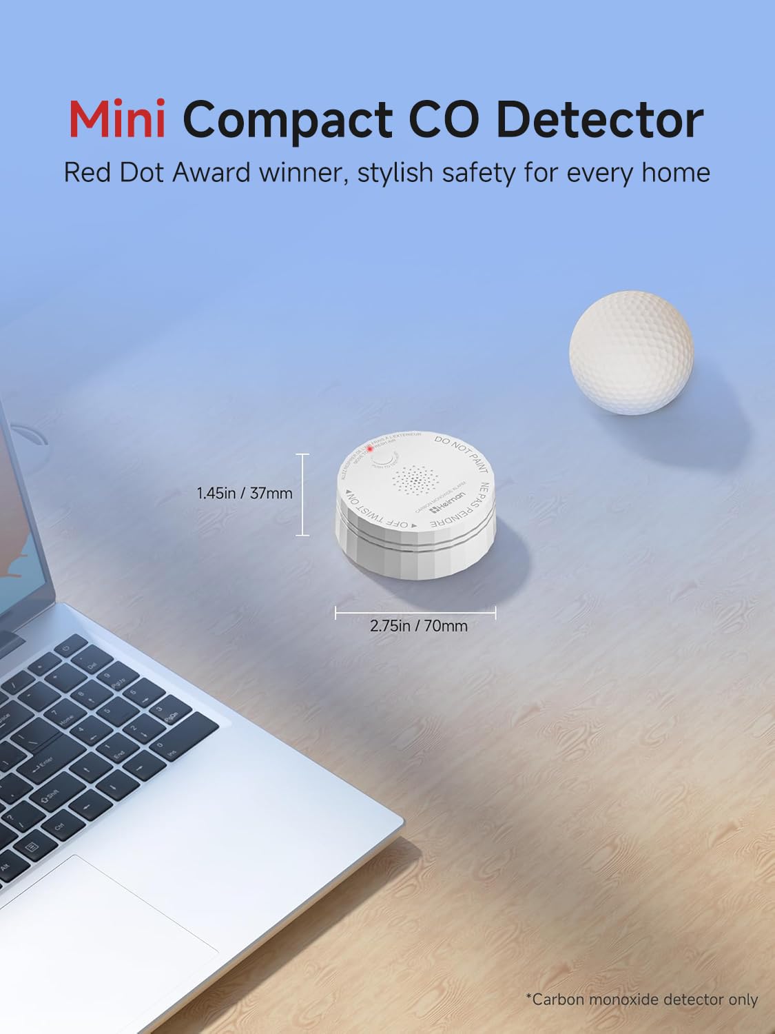 Carbon Monoxide Detectors 3 Pack Y190328