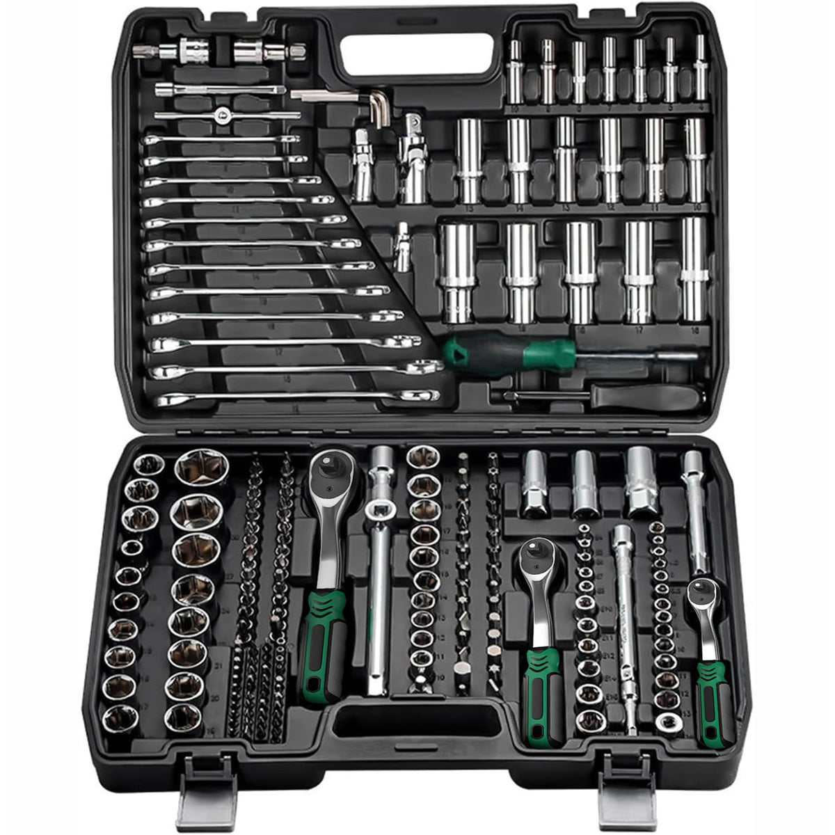 216 Pc Ratchet Socket Wrench Set Y933