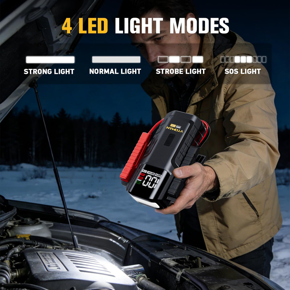 6000A LiFePO4 Portable Jump Starter K189