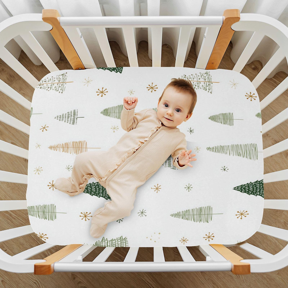 Fitted Crib Sheet Soft Microfiber 27" x 39" x 5" A78658