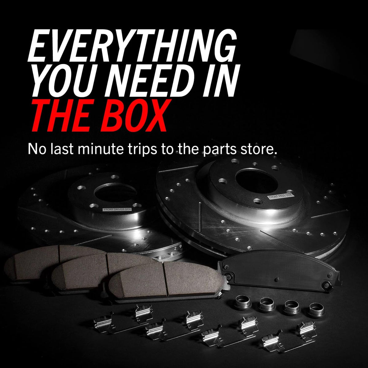 Brake Pad & Rotor Kit Front & Rear P69168