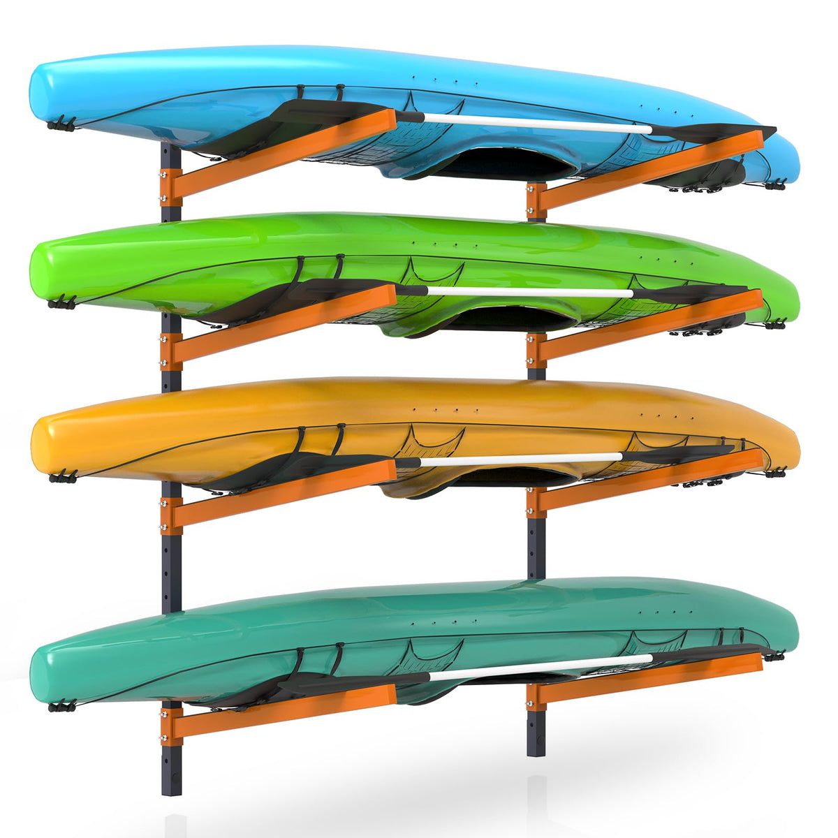 Wall Mount Adjustable Kayak Storage Rack D61311
