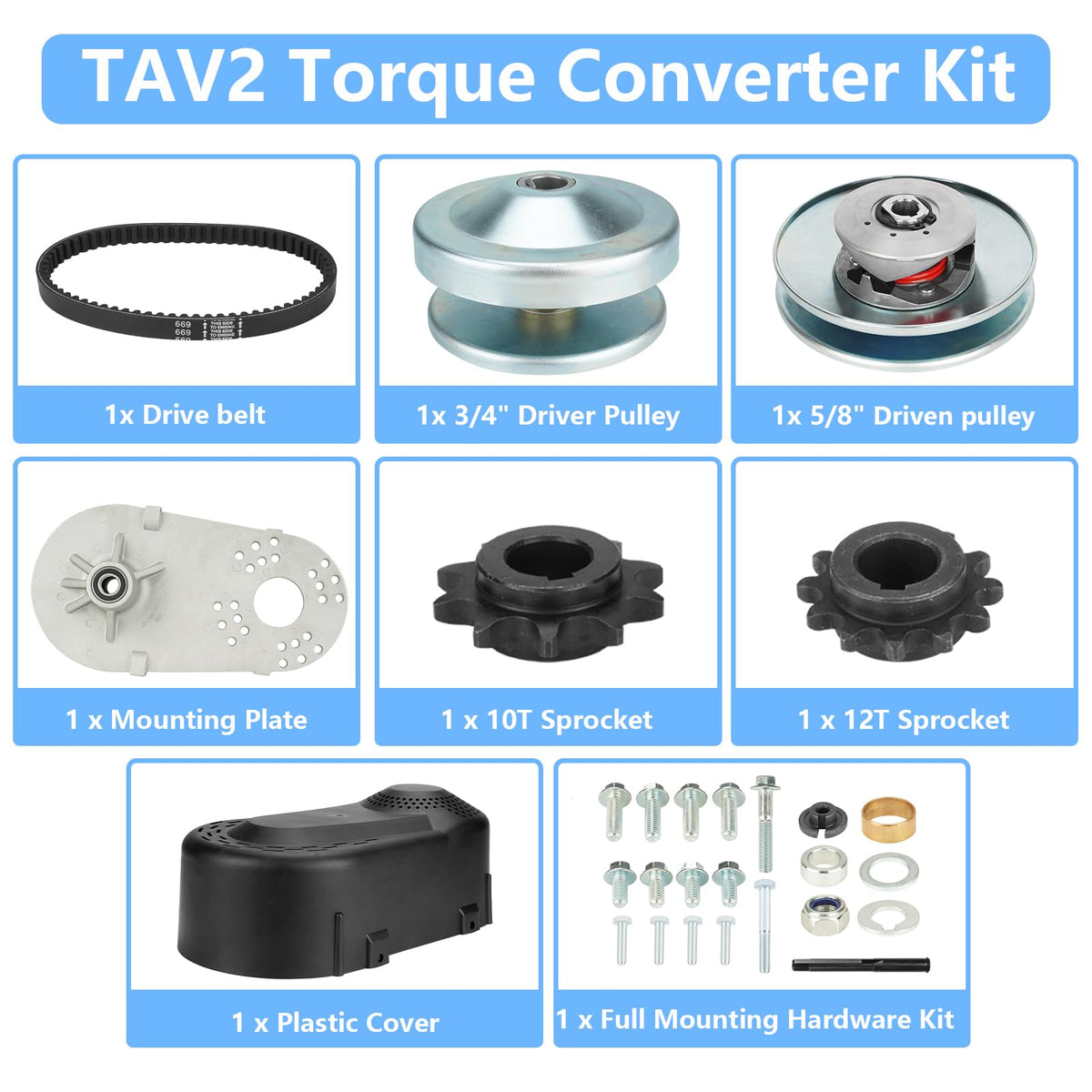 30 Series Torque Converter Go Kart Clutch H888