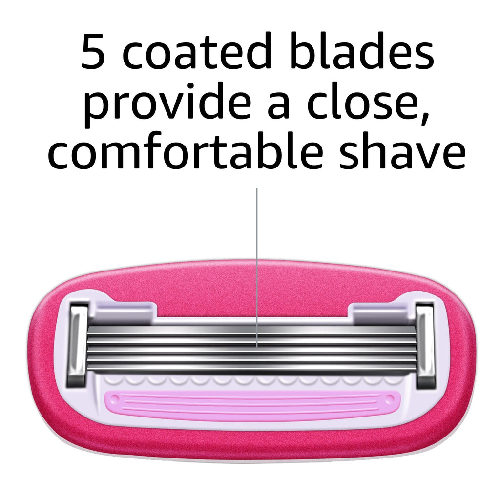 5-Blade Razor with 1 Handle, 12 Cartridges & 1 Shower Holder R96007