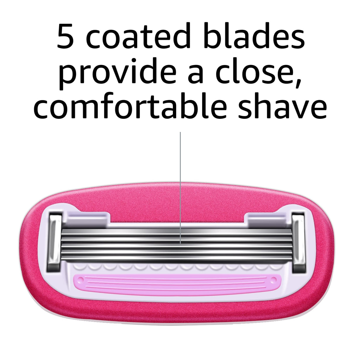 5-Blade Razor with 1 Handle, 12 Cartridges & 1 Shower Holder R96007