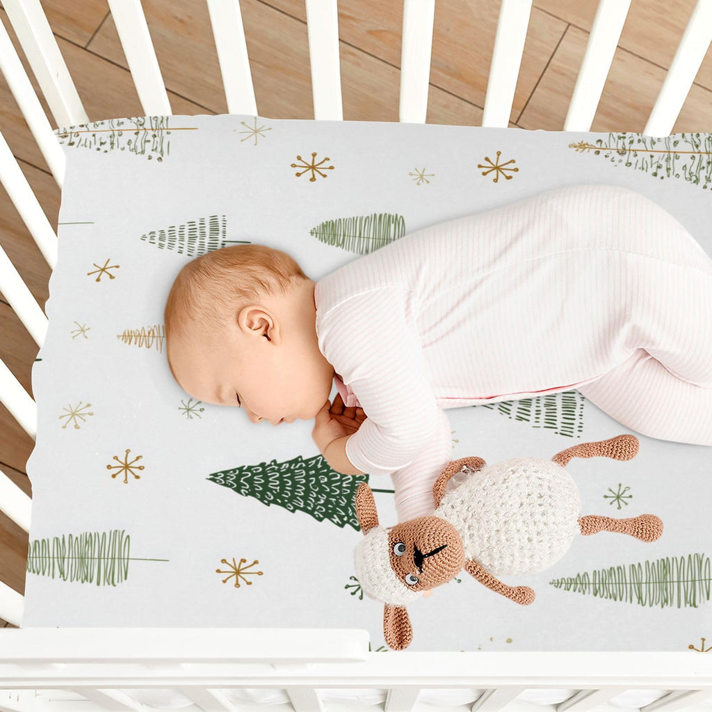 Fitted Crib Sheet Soft Microfiber 27" x 39" x 5" A78658