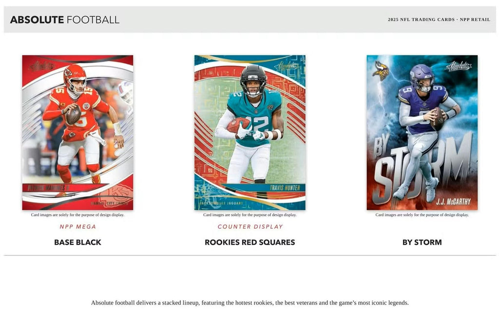 2025 Absolute Football Series Blaster Box with 4 Green Parallels H153