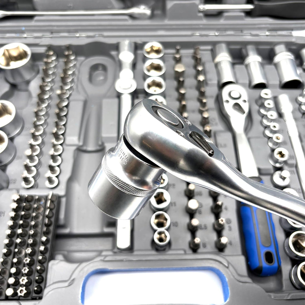 216 Pc Ratchet Socket Wrench Set Y933