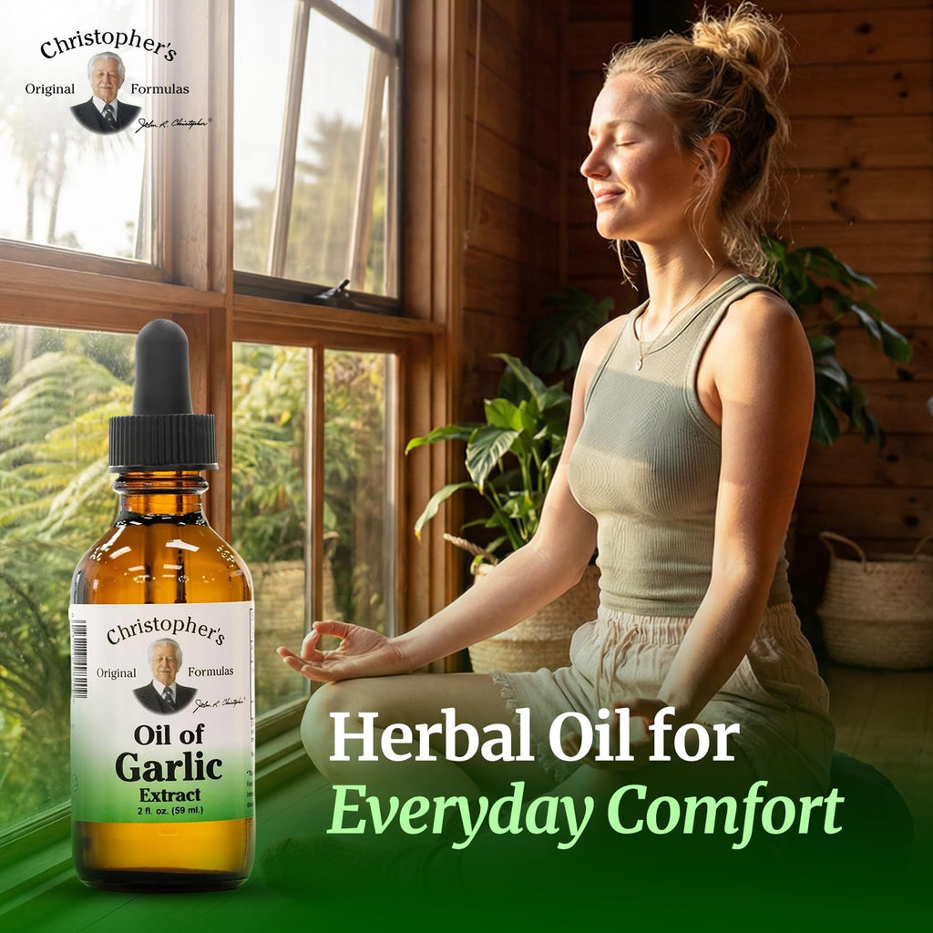 Garlic Oil Extract 2 oz Herbal Supplement C4871
