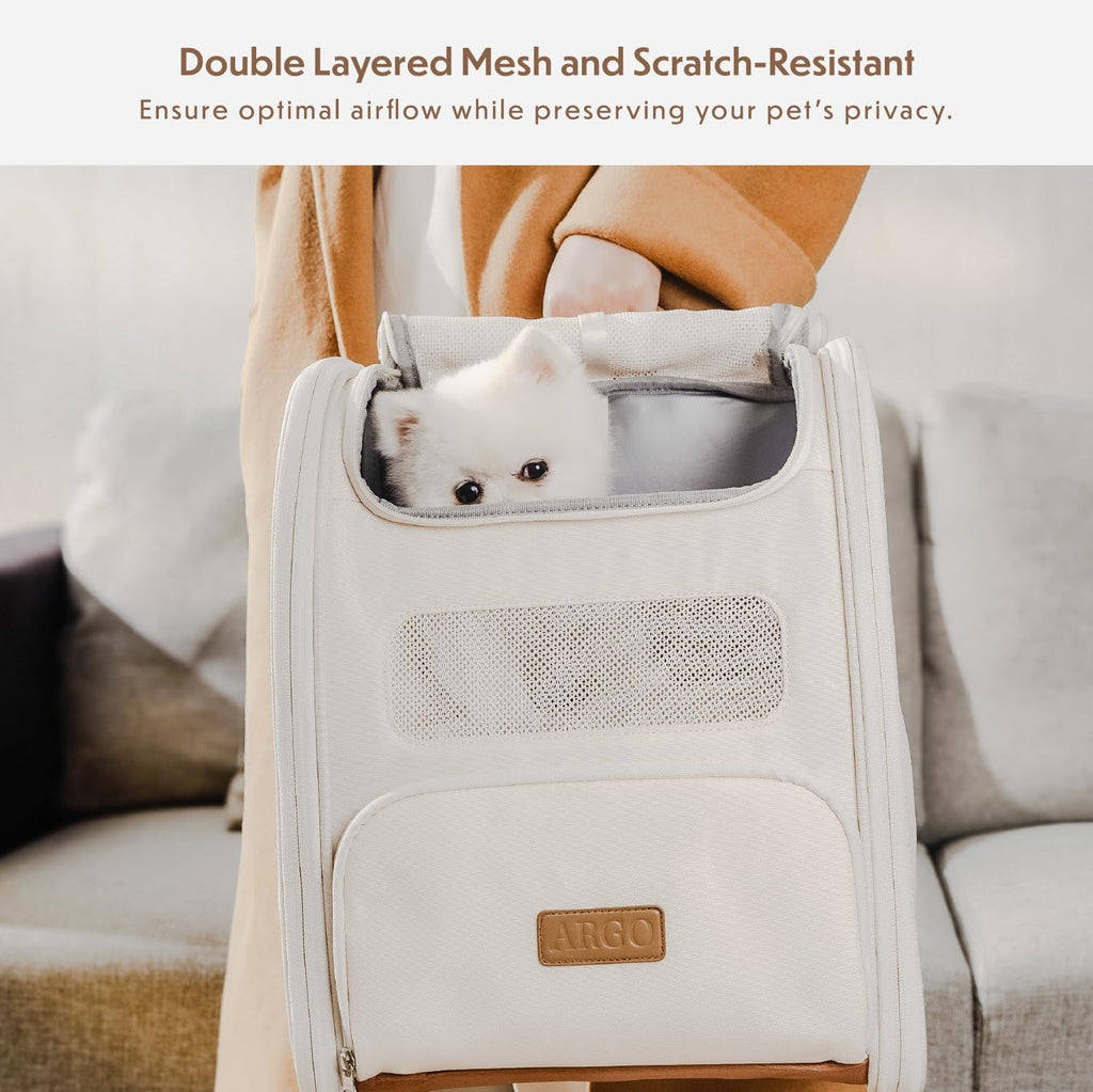 Tan Pet Backpack Carrier P342