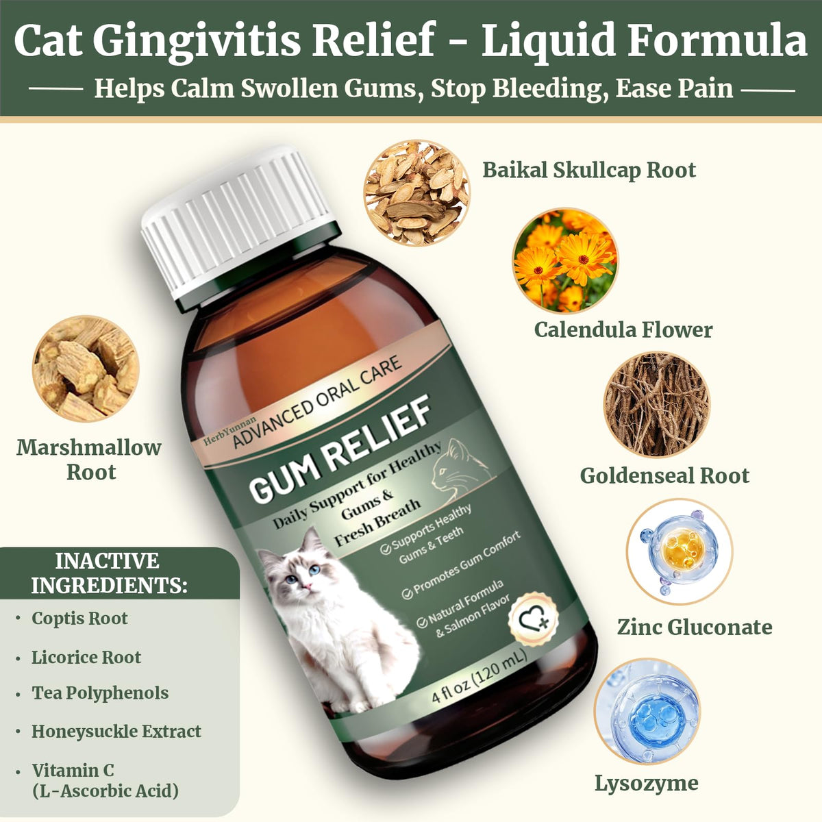 Cat Dental Care Liquid 120mL G599