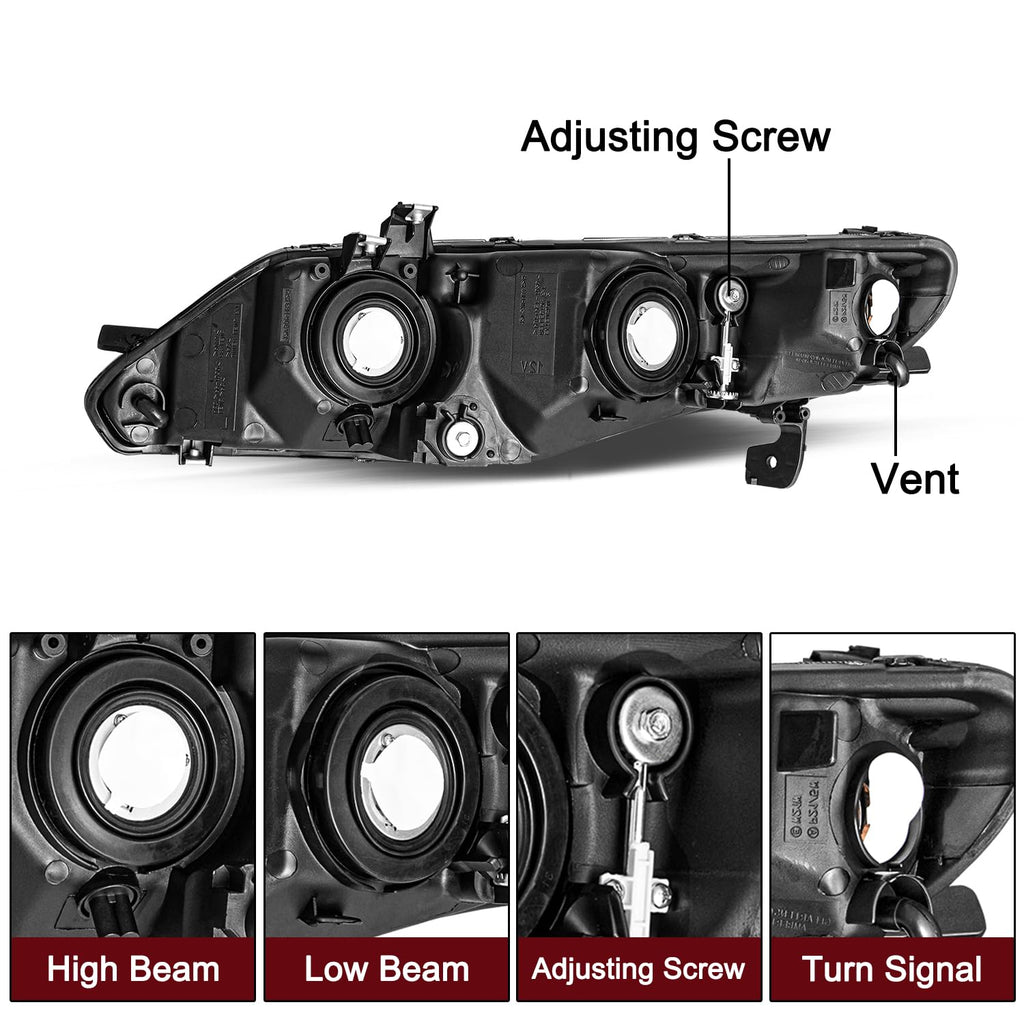 Halogen Headlight Assembly P5896