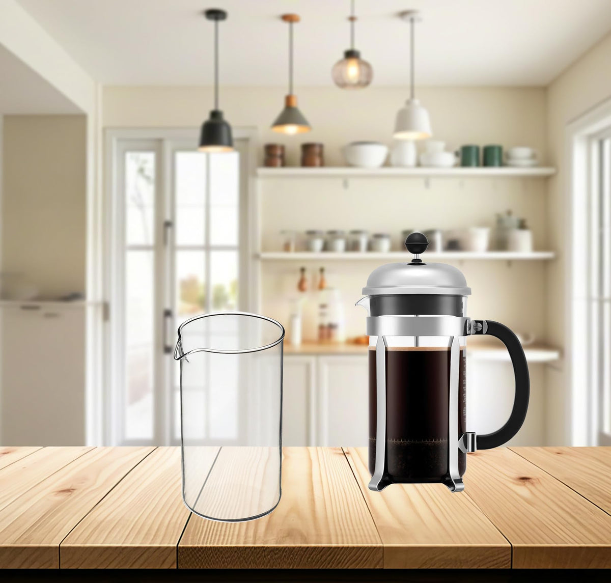 34oz Glass Carafe 8 Cup 1000ml S757