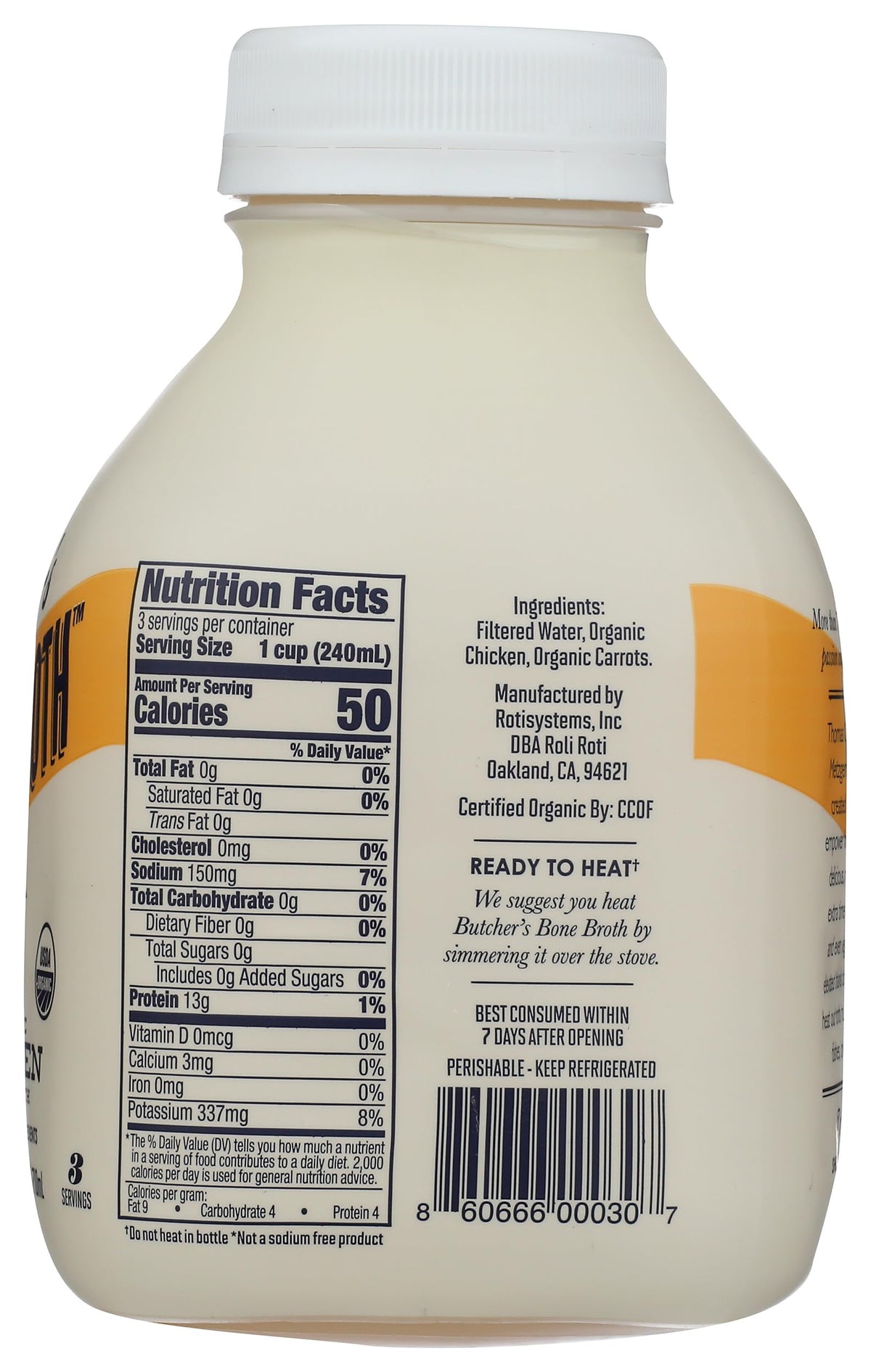 Chicken Bone Broth 24 Ounce R6274